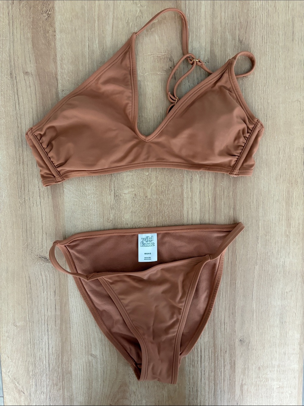 wild fable rust terracotta bikini set